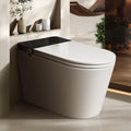 Smart Toilet, ADA Height Elongated with Quiet Dual Pump, 4-Level Heated Seat, Foot Sensor & Automatic Flushing, LED Light