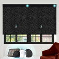 Motorized Blinds with Remote Custom Size Blackout Smart Roller Shades Compatible with Alexa Google, Electric Blinds for Windows