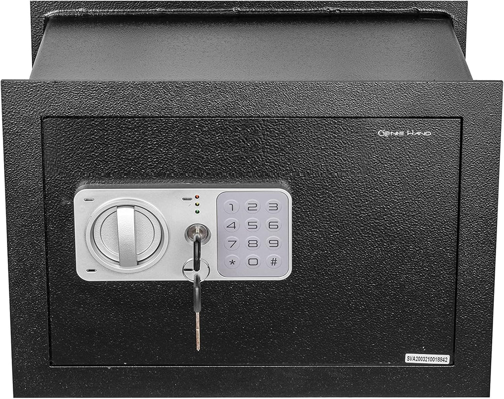 Genie Hand – Time Delay Safe, Anti Robbery Safe Box, Timed Controlled Opening – B-Class Lock – Anti Bounce Technology (Wall – Medium)