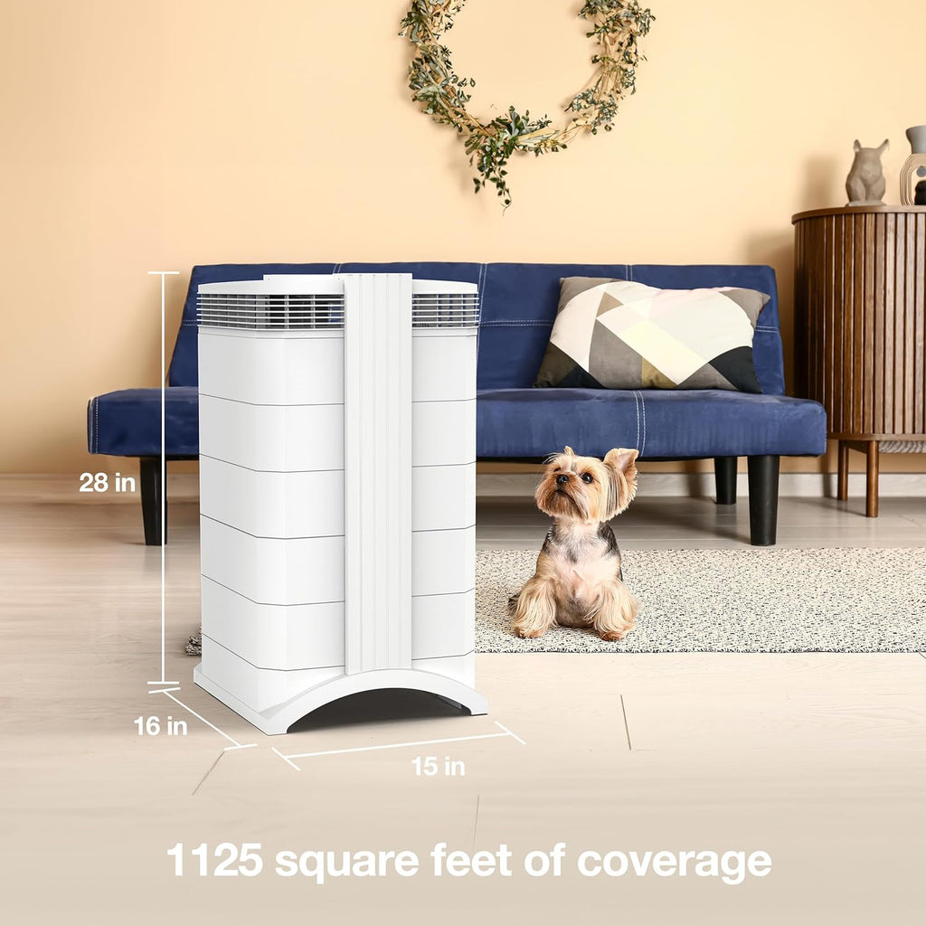 IQAir HealthPro Plus XE Air Purifier - 2-Pack- Smart HyperHEPA Filtration for Large Rooms up to 2250 sq ft - Viruses, Allergens, Smoke, Mold, Dust, Pet Dander, Swiss Made, WiFi Enabled