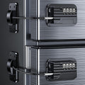 Upgraded Refrigerator Combination Locks- Changeable Password Fridge Locks for Kids, Toddlers and Children, Child & Baby Proofing Safety Door Lock for Cabinet and Drawers Windows(Black-2 Pack)