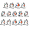 MEANLIN MEASURE 14Pcs Refrigerator Thermometer,2" Large Dial with -20~80°F/-30~30°C Red Indicator Thermometer for Refrigerator and Cooler
