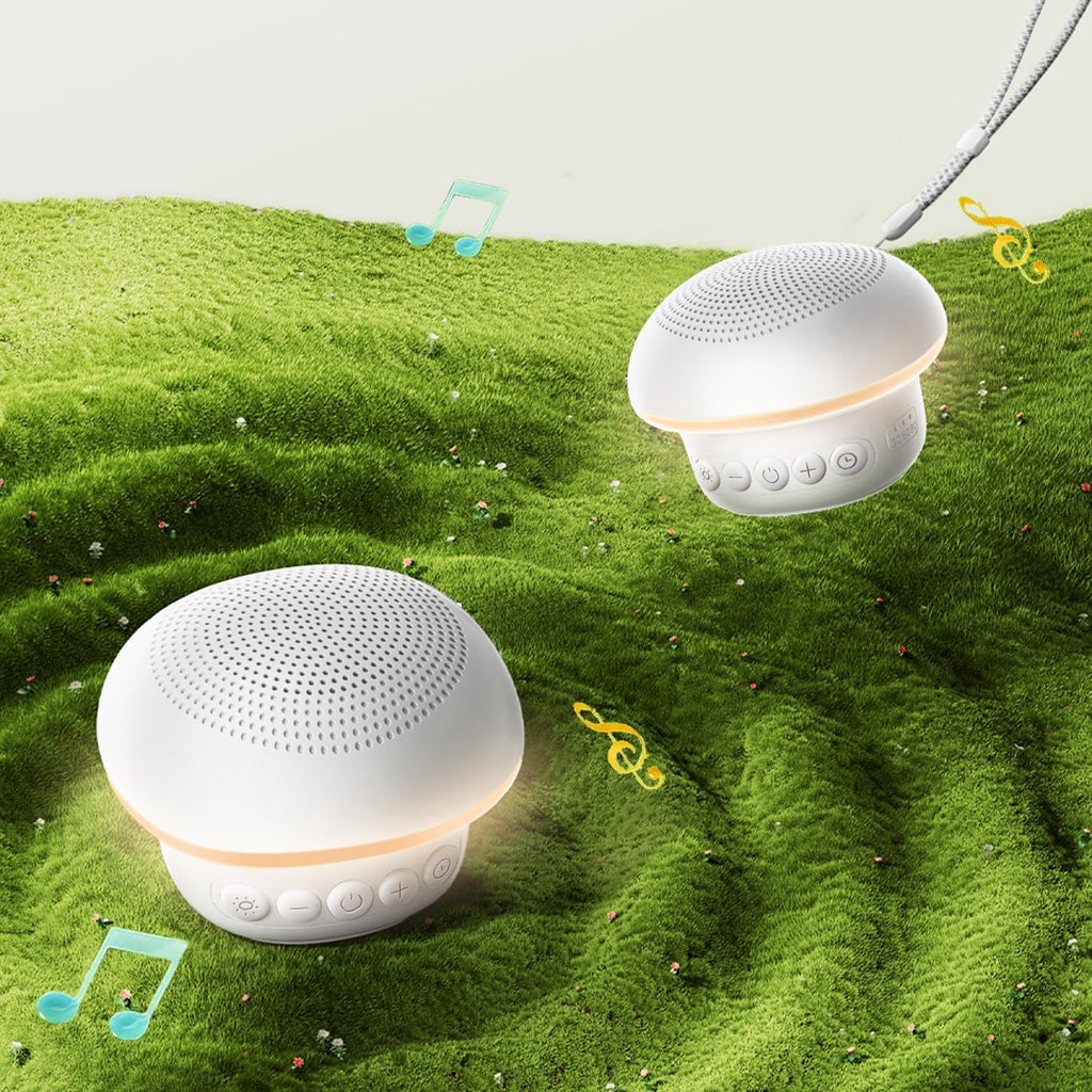 Portable White Noise Sound Machine for Baby Kids Adults with 20 Natural Soothing Sounds, 48H Playback, 30-Level Volume, 3 Timers, Memory & Night Light, Noise Canceling for Sleeping, Home, Travel, Mini