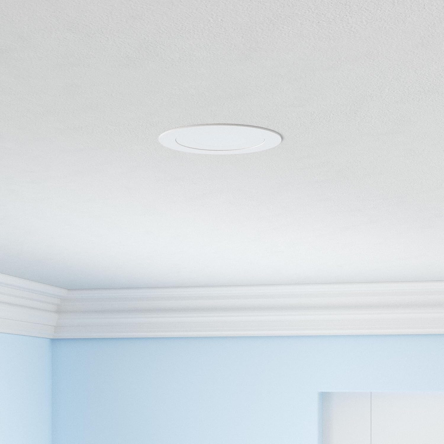 4inch Gimbal LED Recessed Light Recessed LED 4 inch White Swivel Gimbal Canless Light 360° Rotation 90° Tilt 4" 9W Eyeball Lighting Dimmable Adjustable Can Spotlights 5CCT White 4 inch 6 Pack