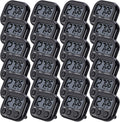 Leumoi 24 Pcs Digital Kitchen Timers Magnetic Back Timers Bulk Large Screen Loud Alarm On/Off Switch Minute Second Count up Countdown Memory Setting for Cooking Classroom Exercise (Black)