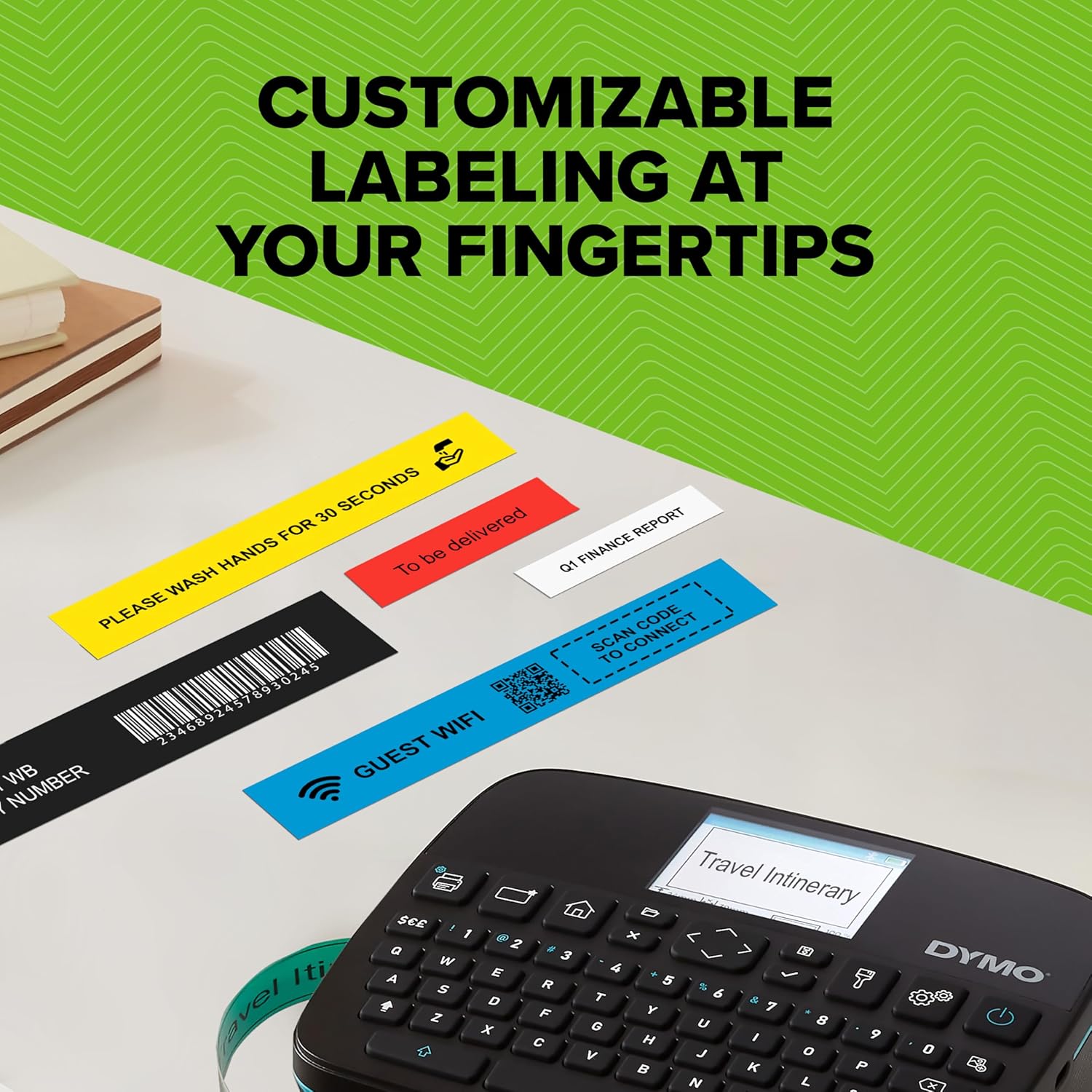 DYMO LabelManager Executive 640 CB Portable Label Printer | Compact Label Maker Machine with QWERTY Keyboard | Bluetooth & USB Connectivity | Compatible D1 Standard & Durable Labels