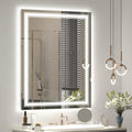 30x36 LED Bathroom Mirror, Lighted Mirror for Bathroom Wall, Backlit and Front lit, Dimmable, Anti-Fog, Shatterpoof, Memory (Horizontal/Vertical)