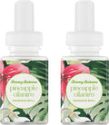 Pura & Tommy Bahama Home Scent Refill - Smart Home Air Diffuser - Up to 120-Hours of Luxury Fragrance per Refill - Home Essential - Clean & Safe Diffuser Fragrance - 2 Pack, Pineapple Cilantro