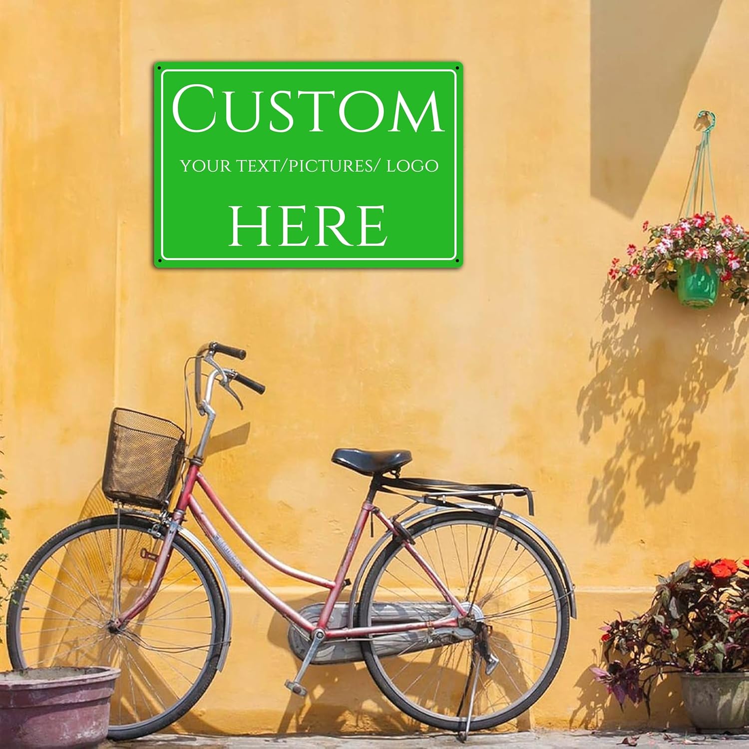 Custom Sign,make your own sign custom，front door sign, be right back,Customize for Office, Business, Workplace, office, Home, Delivery Signs,Double-sided(18 * 14 Inch)