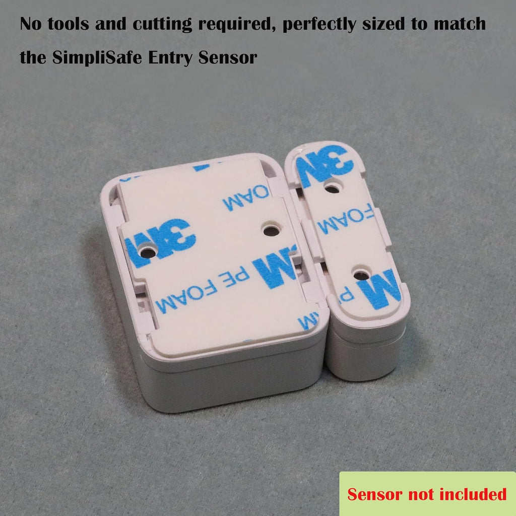 Replacement Adhesive for SimpliSafe Entry Sensors – (50 Pieces for Sensors & 50 Pieces for Magnets) - Strong Pre-Cut Double-Sided Tape for Easy, Secure Installation