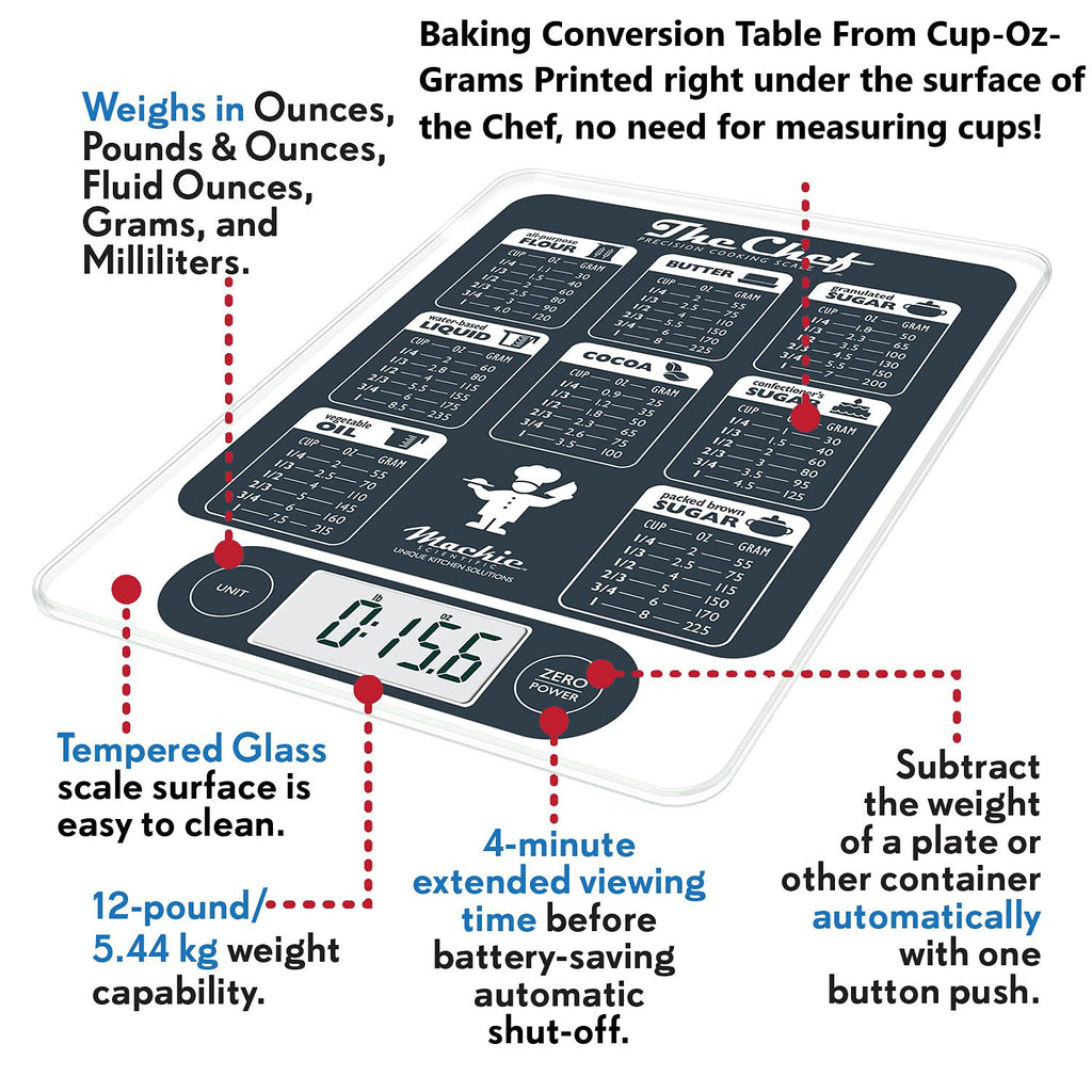 Food Baking Kitchen Scale by NutraTrack™ Digital Grams and Ounces for Baking, Cooking, Keto and Meal Prep, & Weight Loss LCD Display, Food Grade Glass Top, Accuracy Meets Durability!