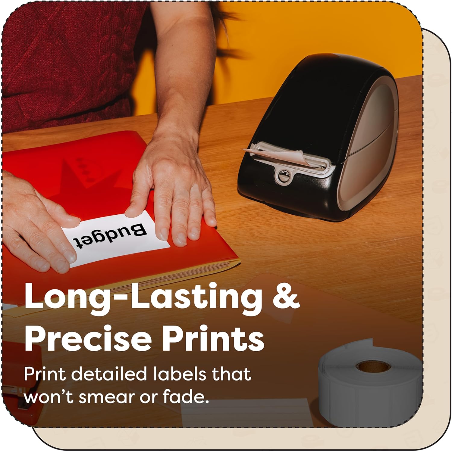 Aegis Adhesives - 1" X 1" Replacement for DYMO 30332 (12 Rolls/9000 Labels) Direct Thermal Square Multipurpose Labels - Compatible with LabelWriter 450, 450 Turbo, 4XL Printers (NOT 550, 5XL)