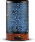 Aromatherapy Essential Oil Diffuser 150ml- Electric Cool Mist Aroma Diffuser with Intermittent Mode, Auto Shut-Off Protection, 7 Colors Changing LED Light for Home Office Decor & Gift (Sea)
