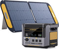 VTOMAN FlashSpeed 1000 Portable Power Station with 110W Solar Panel - 828Wh/1000W(2000W Peak) Solar Generator with LiFePO4 Battery, 100W USB-C, 60 Min Fast Charging 0-80% for Camping, Backup, RV