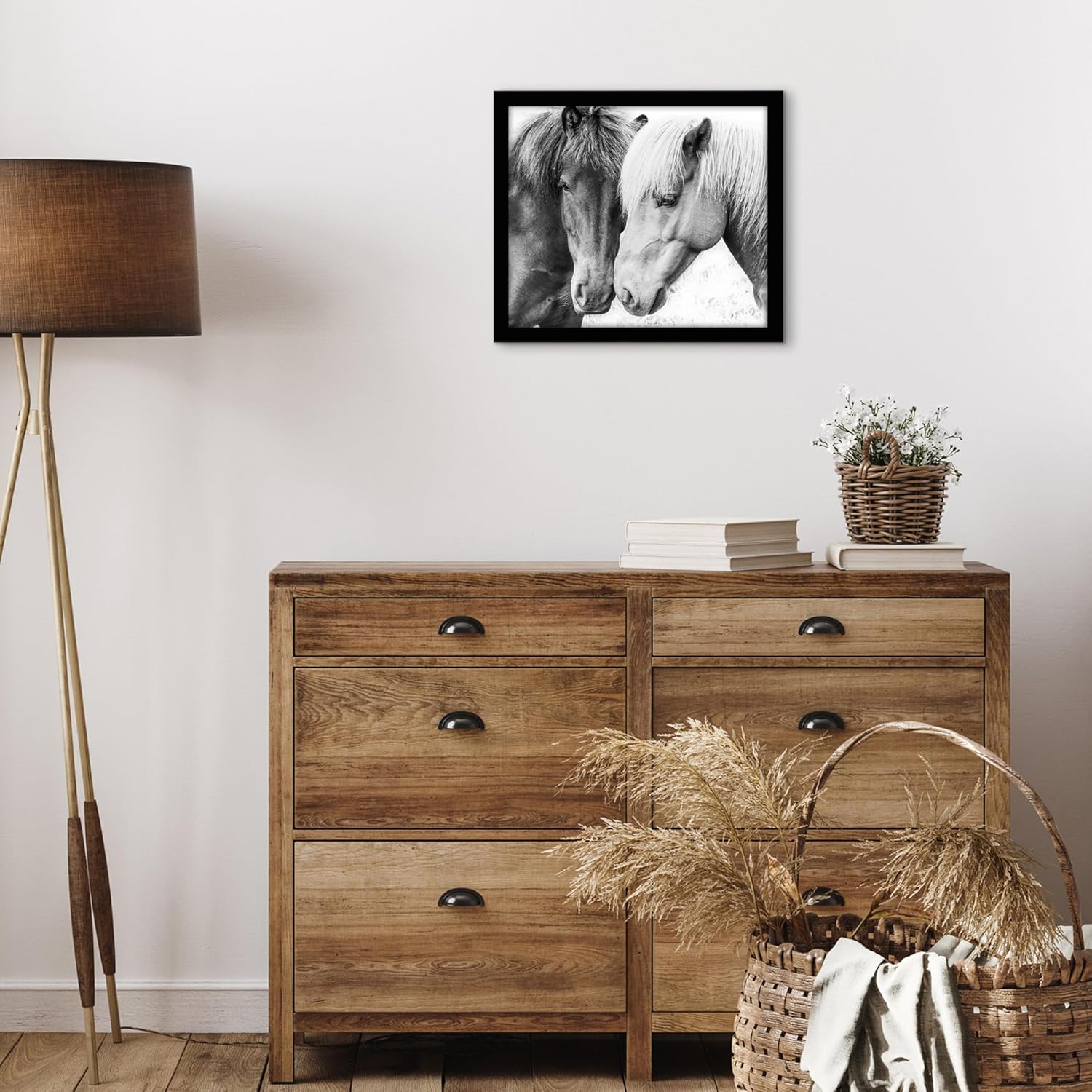 Americanflat 12x14 Picture Frame with Shatter-Resistant Glass - Signature Collection - Gallery-Style Frames Made of Engineered Wood - Photo Frame for Wall Display - Black