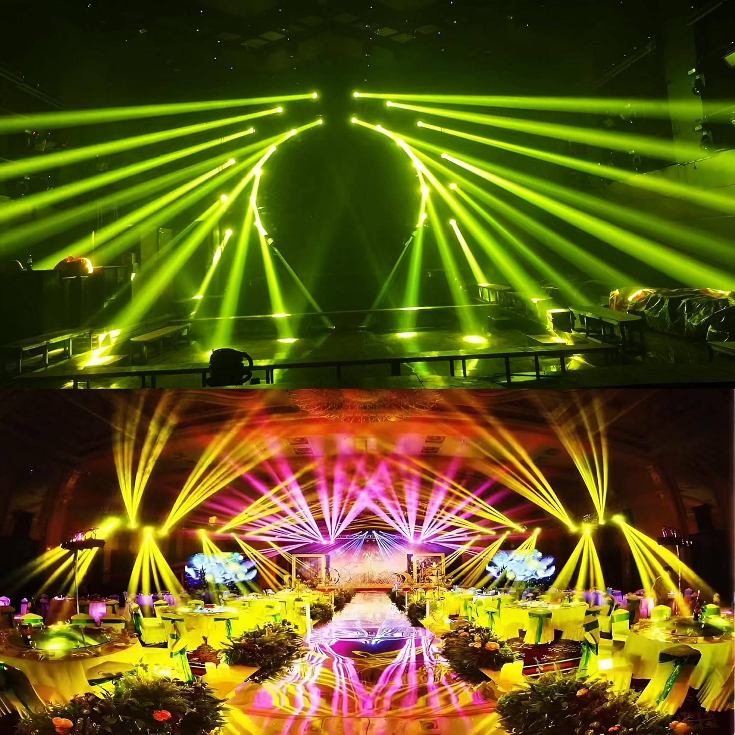 JUNMAN 6 Channel L14-30 to 12 Edison Power Distro Distributor Box for Stage DJ Lighting Party Event Show