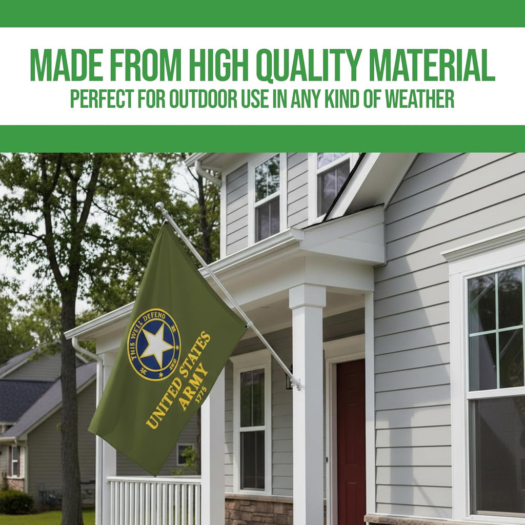 Custom Flag (1x1.5FT to 5x8FT) by BCB Print for Business | Personalized Outdoor Flags with Grommets for Advertising, Events | HD Printed Custom Sign Flag | Express Dispatch+Ship | Made in USA