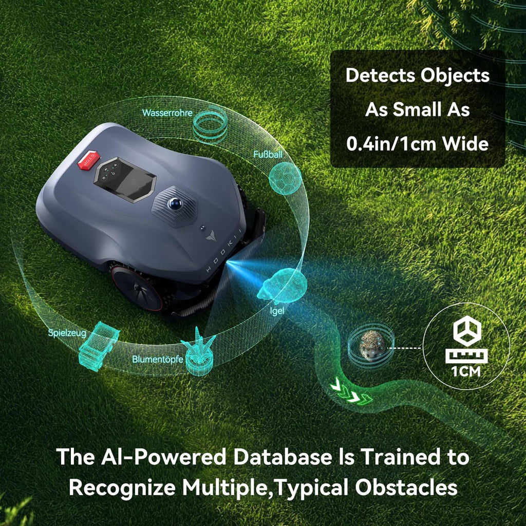 Neomow X 3D LiDAR Slam Mapping Robot Lawn Mower Perimeter Wireless for 1 Acre AI Vision Obstacle Avoidance with 4G, No RTK Antenna Required, App Control, GPS, IPX5, Anti-Theft, Queit