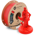 Polymaker HT-PLA Filament 1.75mm Red, High Temp PLA for 3D Printing, Heat Stable Up to 150°C, Easy to Print, Works with Most FDM Printers, 1kg Spool