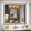 40x36 LED Bathroom Mirror, Lighted Mirror for Bathroom Wall, Backlit and Front lit, Dimmable, Anti-Fog, Shatterpoof, Memory (Horizontal/Vertical)
