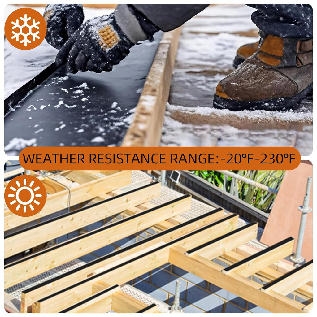 24 Pack Joist Tape for Decking, 2" x 50' Weather-Resistant Butyl Deck Joist Tape 2 inch, Self Adhesive Joist Deck Tape for Hardwood for Wood Decks Beams Roof