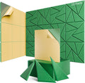 22 pack Acoustic Panels With Self-Adhesive, 12"X 12"X 0.4"Sound Proof Foam Panels, Sound Panels High Density, Soundproof Wall Panels for Home Studio Office Green