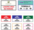 Custom Metal Sign, Choose your own Colors, Fonts. Add Graphics, Outdoor Protection. Heavy-Duty Rust-Free Commercial Grade Aluminum Sign - 9"x12" (landscape style 3)