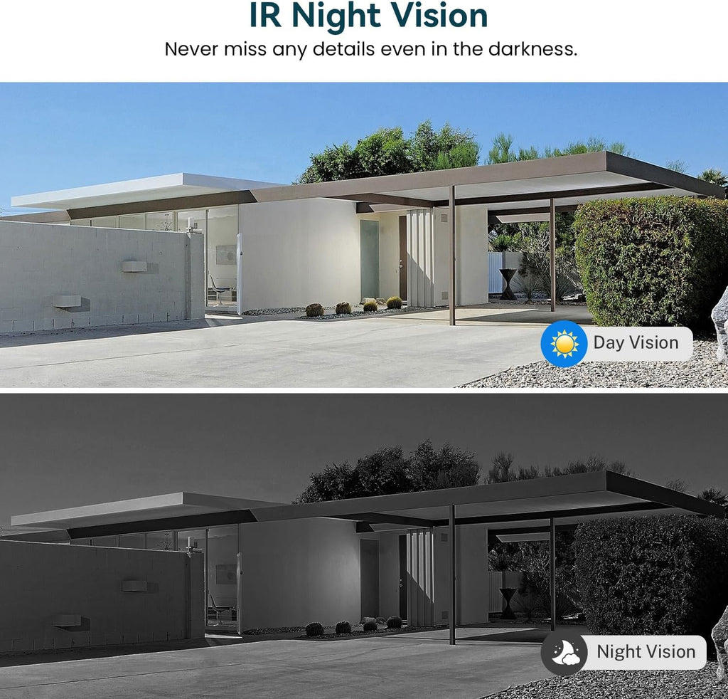 1080p Wireless Wi-Fi Video Doorbell Camera with Night Vision, Two Way Audio, 2.4G WiFi Only, AI Motion Detection and Cloud Storage (Sold Separately)