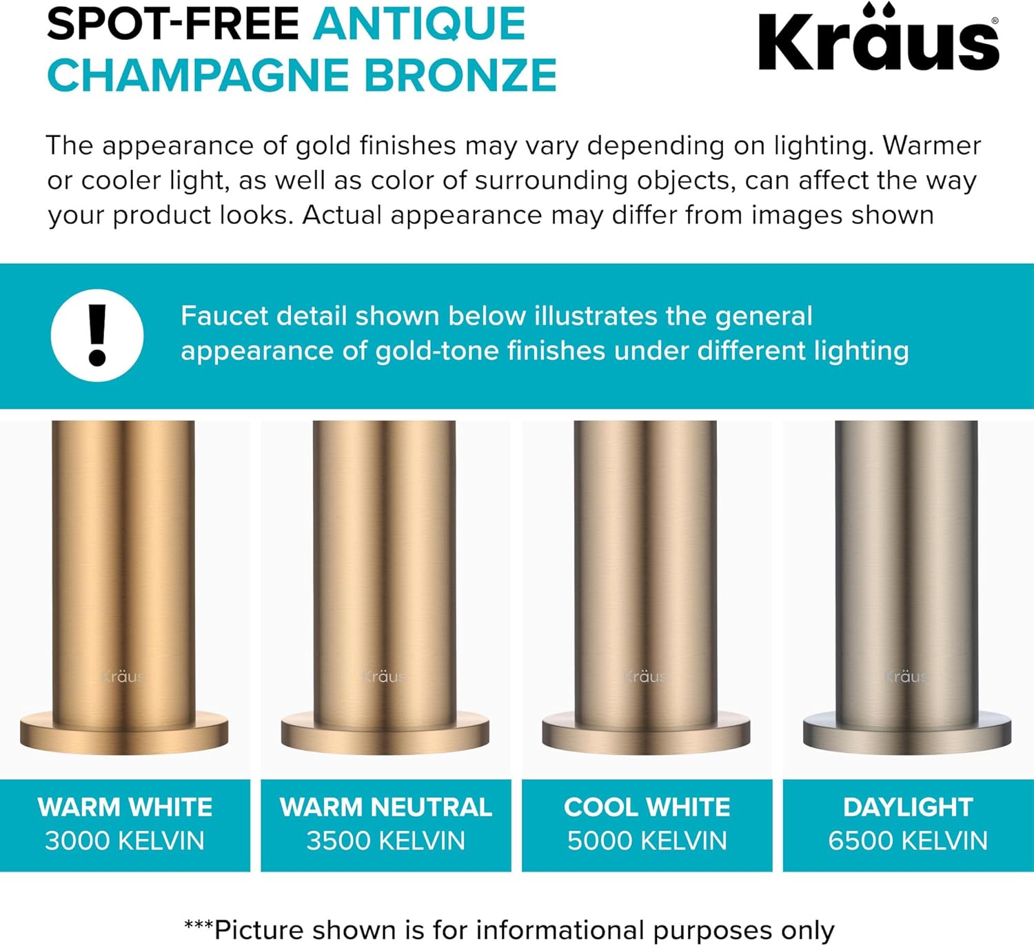 KRAUS Bolden Touchless Sensor Commercial Style 2-Function Single Handle Pull Down Kitchen Faucet in Spot-Free Antique Champagne Bronze, KSF-1610SFACB