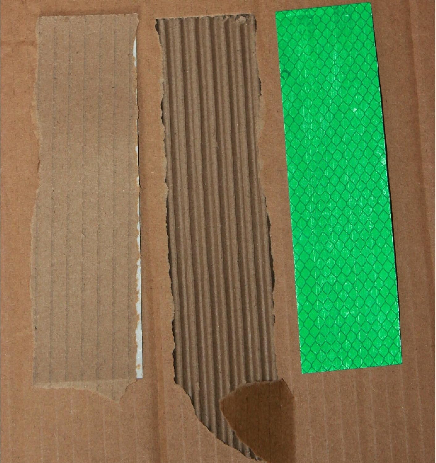 Non Fading Green Reflective Stickers 1 inch X 6 inch, Outdoor Waterproof High Visibility Warning Safety Adhesive Reflector Tape (50 Pcs)