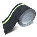 Huakaile Glow in The Dark Tape Anti Slip Grip Tape, 3.93" x 16.4Ft Luminous Reflective Tape, Waterproof Non Skid Traction Tape Strips for Outdoors Steps Indoor Stairs Treads Ladder Floor