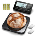 Food Scale with Detachable Display, 33lb Stainless Steel Kitchen Scales Digital Weight Grams and Ounces, Digital Food Scales for Kitchen, Baking Scale for Sourdough Bread Cooking, Weight Loss 1g/0.1oz