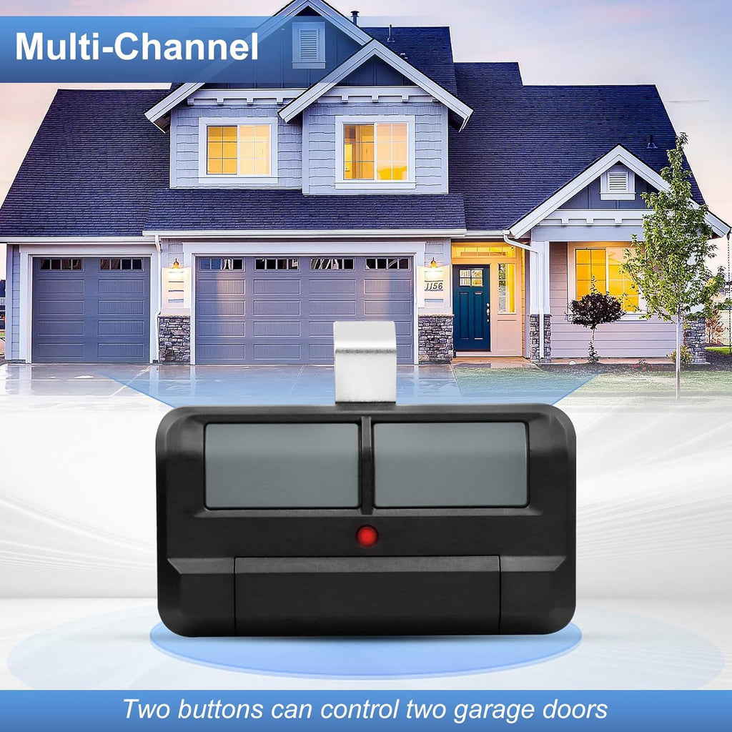 Upgrade 892lT Garage Door Opener Remote for Liftmaster, 2-Button Security+ 2.0 Learning Remote Control Replaces 972lM 372lM 62lM,Works with Chamberlain Craftsman Dip Switch, Etc. 1Pack