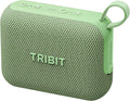 Tribit PocketGo Portable Bluetooth Speaker, 20H Playtime, IP68 Waterproof/Dustproof, Wireless, BT6.0, Shower, Powerful Sound, Custom EQ, TWS, Support TF Card, Floatable, Type-C, Travel/Home (Green)