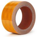 LLPT Reflective Tape 2” x 33 Ft DOT-C2 High Visibility Safety Tape Flexible Waterproof Intense Reflector for Trailer Truck Car RV Boat Camper Color Yellow (RT203Y)