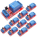Relay Module with Optocoupler High/Low Level Trigger for Arduino (5, 5V Relay 1 Channel)