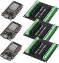 3Pcs ESP32 ESP32-WROOM-32 CP2102 TYPE C Development Board GPIO Breakout Board 30Pin Type-C USB Dual Interface ESP32 Shield 30P WIFI+Bluetooth Dual Core ESP-WROOM-32 ESP-32 ESP-32S Expansion Board