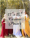YXIMOX Custom 22" x28" Art Print on Premium Canvas, Personalized with Your Image or Design, Large Wall Decor for Living Room, Office, Bedroom, Custom Canvas Artwork(22"x28",Unframe)