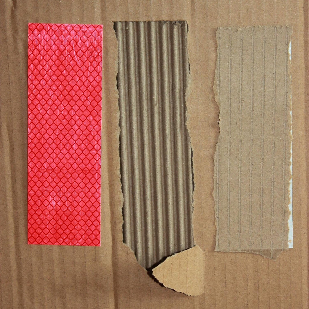 Non Fading Red Reflective Stickers 2 inch X 6 inch, Outdoor Waterproof High Visibility Warning Safety Adhesive Reflector Tape (20 Pcs)