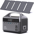 Portable Power Station 300W (600W Surge) with 40W Solar Panel, 192Wh Solar Generator with LiFePO4 Battery, 5.5 lb Power Bank for Laptop and Emergency Backup