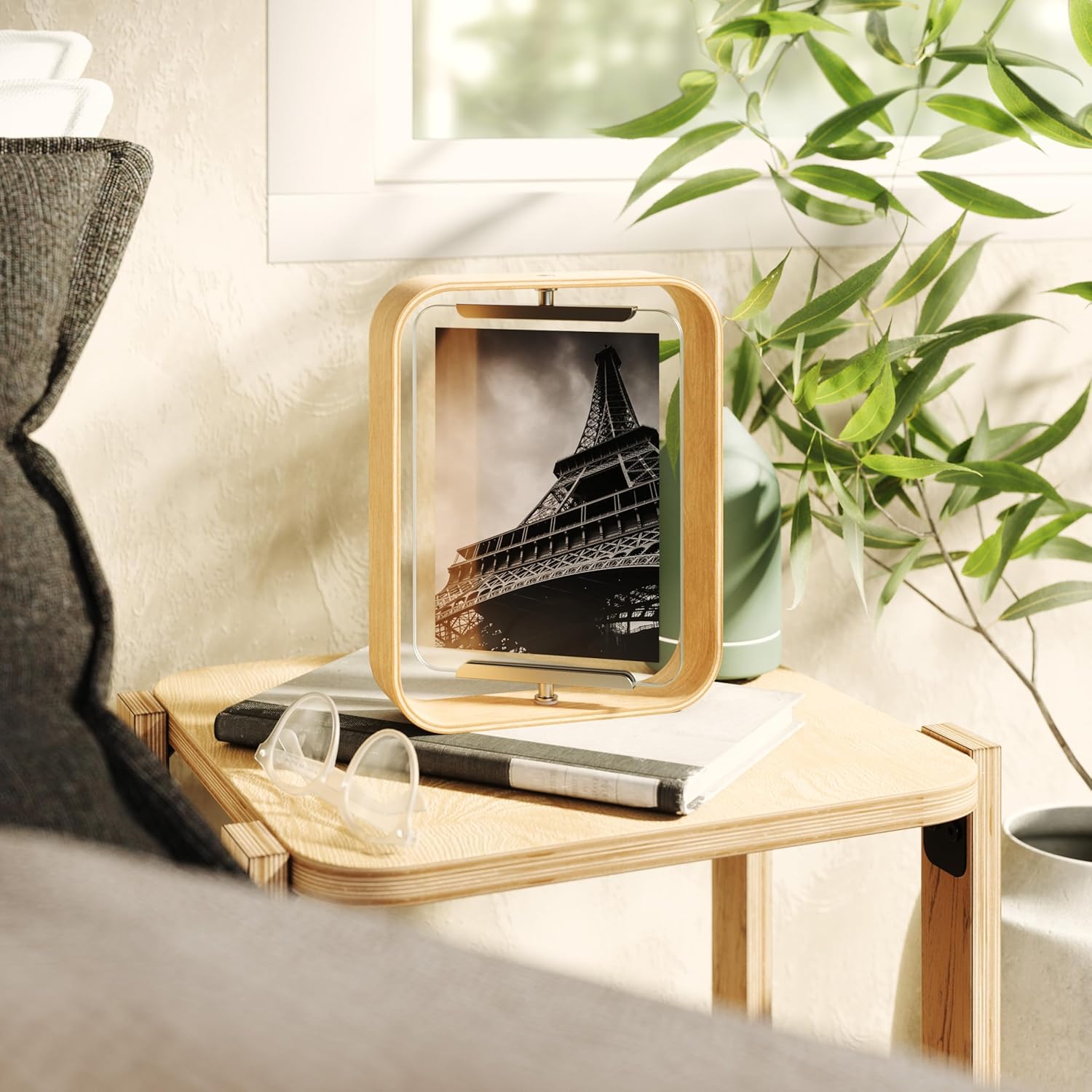 Umbra Bellwood Desk Frame 5" x 7", Natural (Pack of 3)