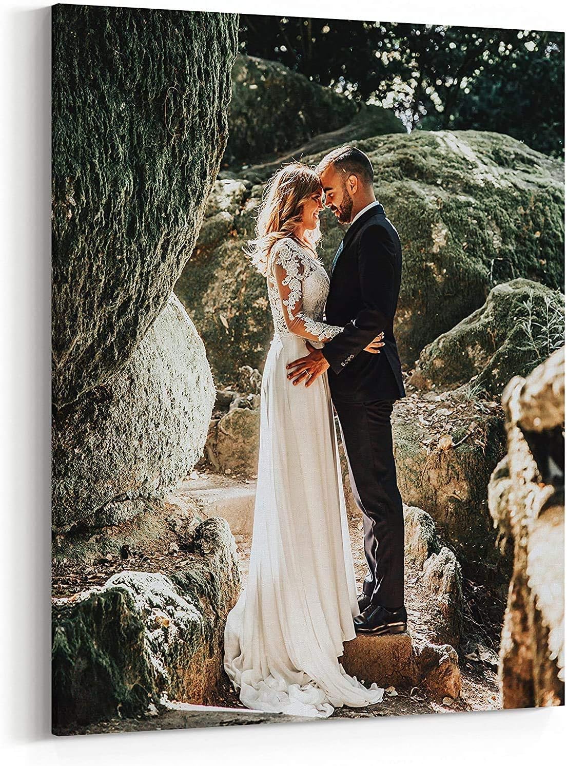 P&L ART. Personalized Custom Canvas Prints: Photo On Canvas Transform Your Photos into Stunning Framed Wall Art Digitally Printed Photo To Canvas Ideal for Home Decor Gifts Keepsakes Framed 8X10