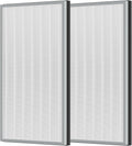 2 Pack Upgraded 3-in-1 Carbon HEPA HE601 Replacement Filter for Shark Air Cleaner Purifier 6 (HE601 & HE602) Part # HE6FKPET