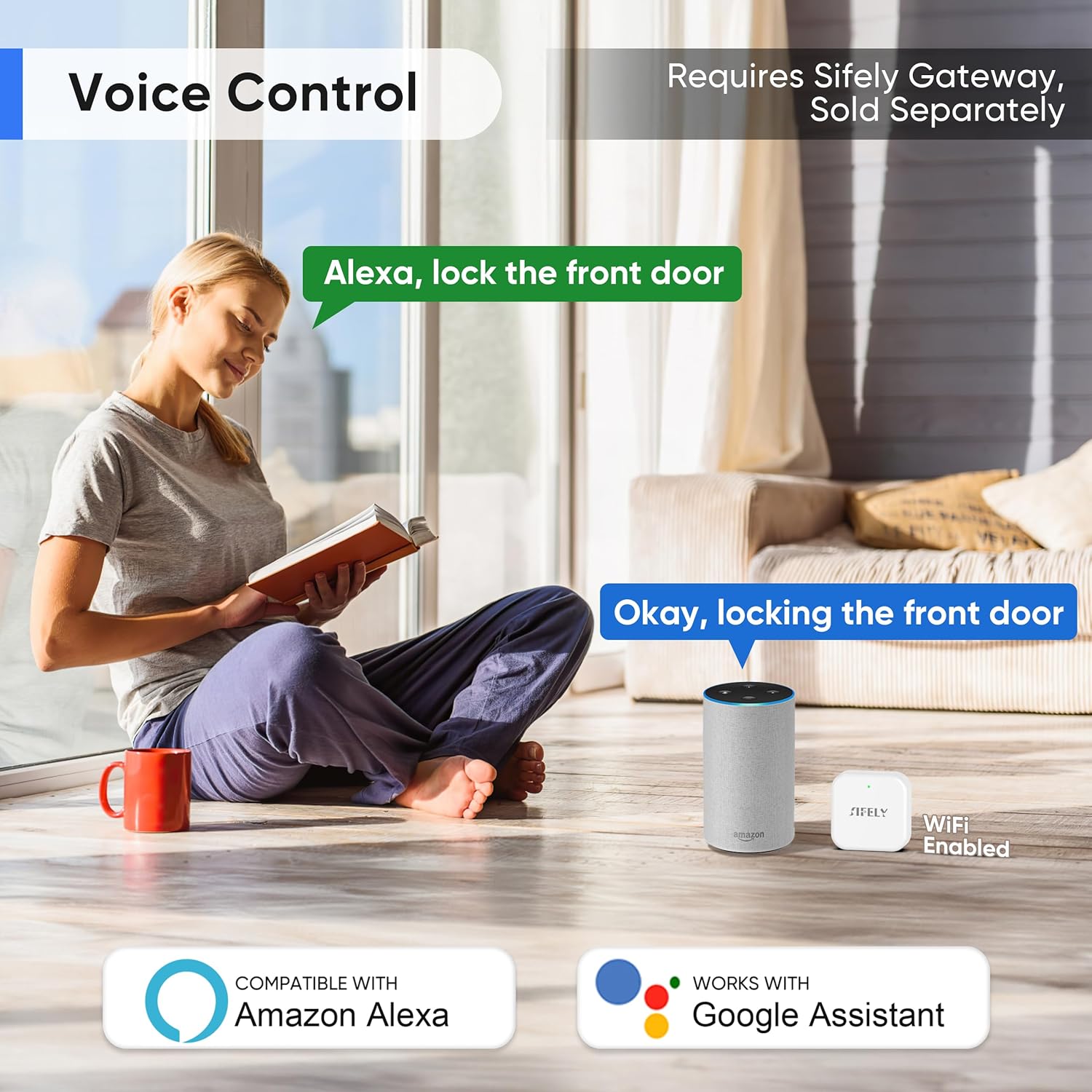 Bluetooth Fingerprint Smart Deadbolt Lock with Keypad – Fits Most US Doors, DIY Install, Keyless Entry: Code, FOB, Auto-Lock. Ideal for Home, Airbnb & Rental, Kids & Seniors. Alexa & Google Compatible