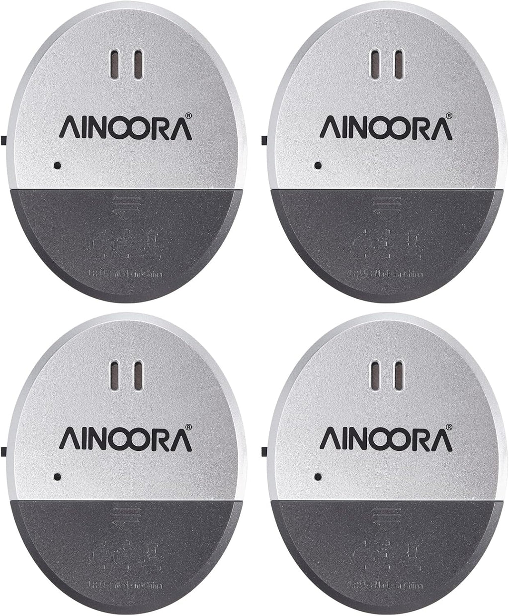 Window Alarm Sensors 4 Pack, Glass Break Sensor 130DB Loud Window Vibration Alarms, Burglar Intruder Entry Detector for Indoor Home Office Apartment & RV Security