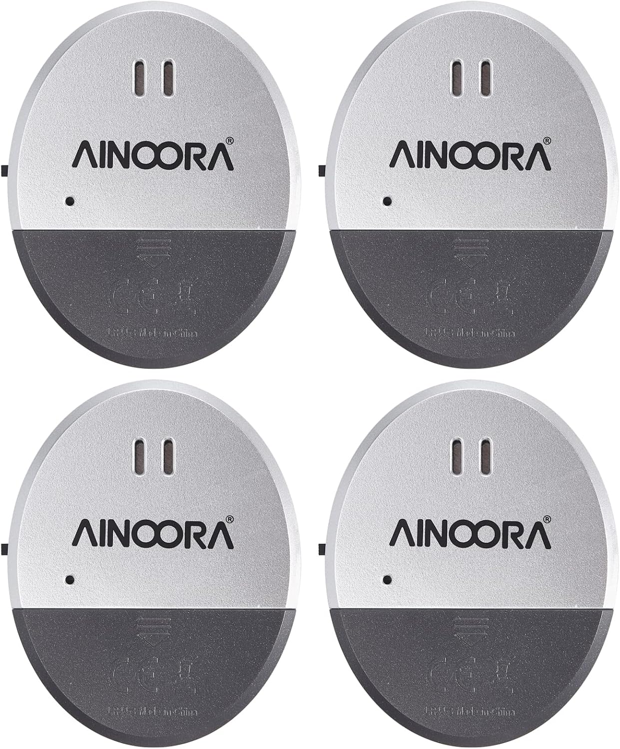 Window Alarm Sensors 4 Pack, Glass Break Sensor 130DB Loud Window Vibration Alarms, Burglar Intruder Entry Detector for Indoor Home Office Apartment & RV Security
