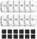 PETLIBRO Cat Water Fountain Filter Replacement, 12 Packs Pet Fountain Filter & Sponges for Dockstream WF106/WF116/WF105/WF115/WF005/WF305, Half Year Set Easy-Swap PETLIBRO Cat Water Dispenser Filter