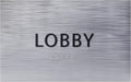 6" X4" Lobby Sign - Tactile Graphics Grade 2 Braille Text Reception Area Sign| Utility ADA Compliant Wall Mount Plastic Signs For Hospital, Offices, Businesses & Apartments