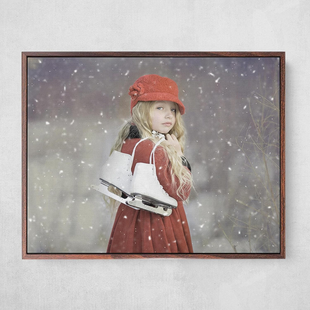 P&L ART. Personalized Custom Canvas Prints: Photo On Canvas Transform Your Photos into Stunning Framed Wall Art Digitally Printed Photo To Canvas Ideal for Home Decor Gifts Keepsakes Walnut 24X36