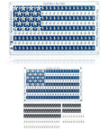 SMD Practice Kit Soldering Skill Training Project,Yidab SMT Electronic Components DIY Kit American Flag 6.8X10.8cm (03XGQ01)